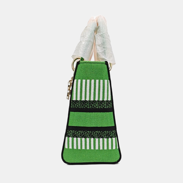 Authenticated pre-owned  Lady D-Lite Medium Fabric Multicolor - Tote Bag at Looply