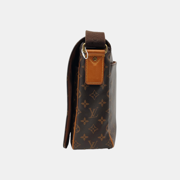 VALMY Monogram Coated Canvas Brown