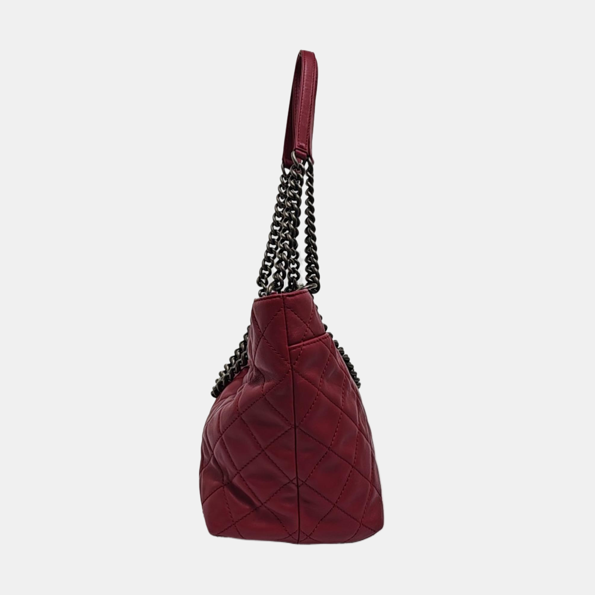 Quilted Calfskin Red