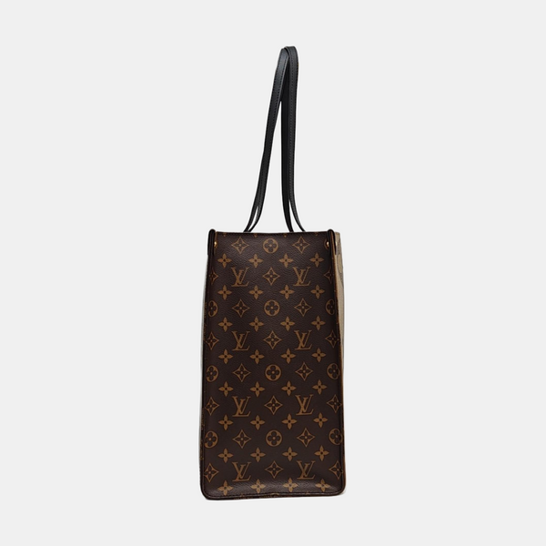 ONTHEGO GM Monogram Coated Canvas Brown