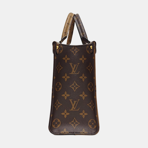 ONTHEGO PM Monogram Coated Canvas Brown