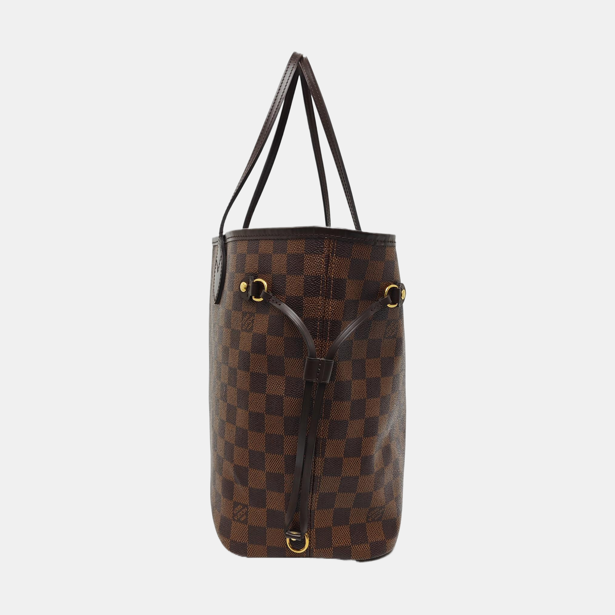 NEVERFULL MM Damier Ebene Coated Canvas Brown