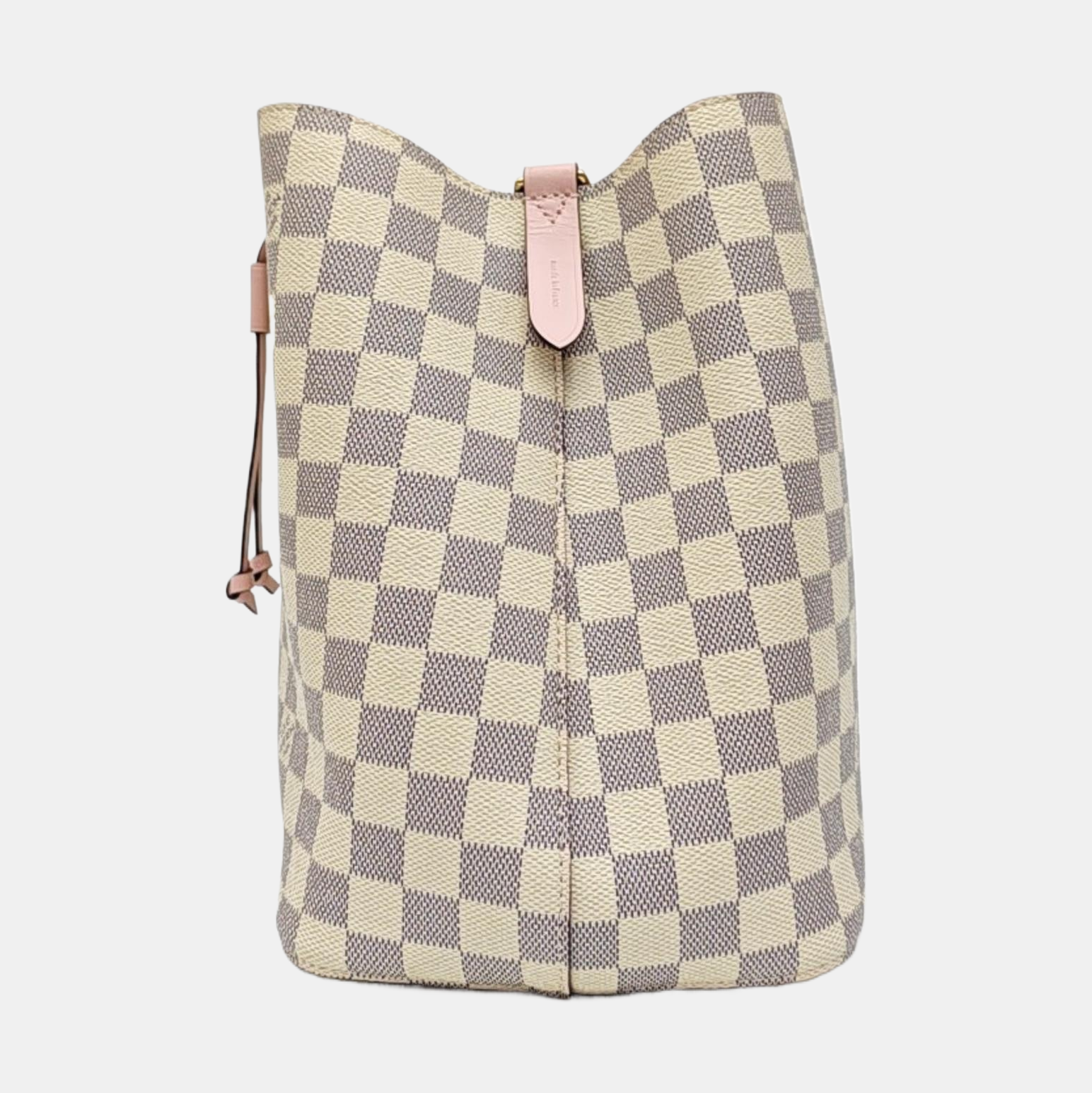 NÉONOÉ MM Damier Azur Coated Canvas White