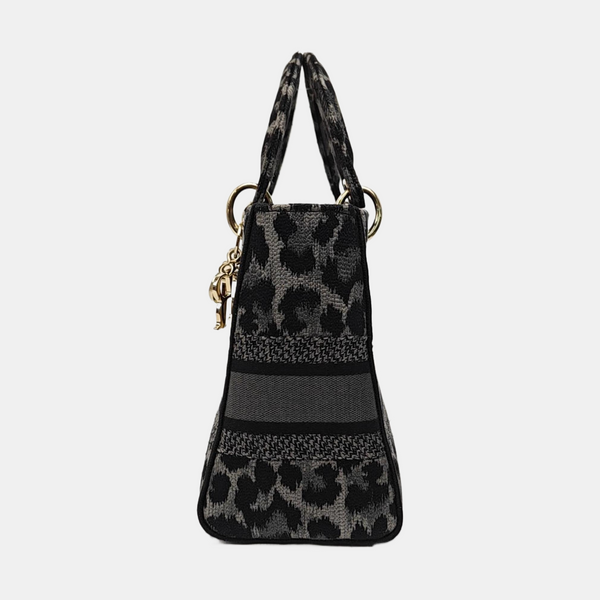 Lady D-Lite Medium Canvas Gray