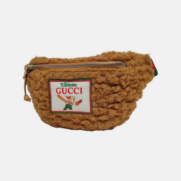 Wool Belt Bag Brown