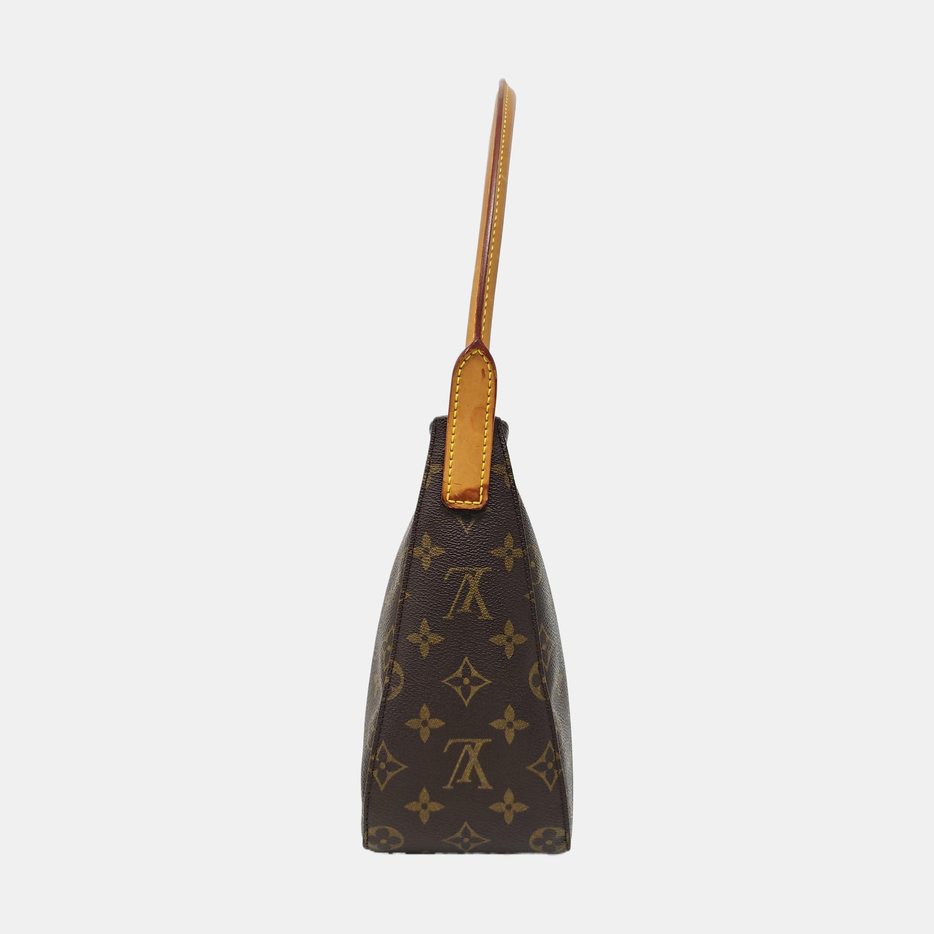 LOOPING MM Monogram Coated Canvas Brown