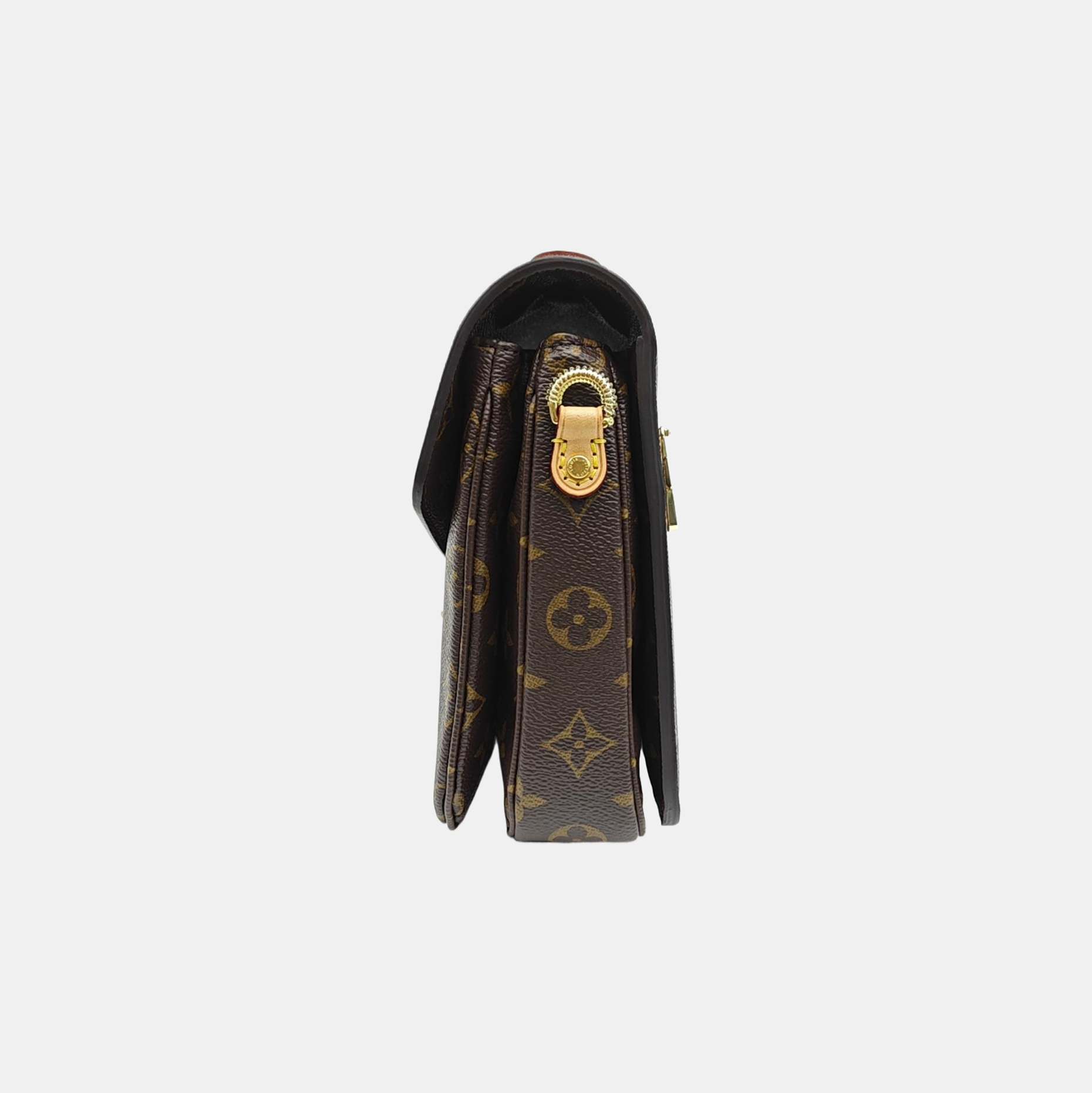 MÉTIS MM Monogram Coated Canvas Brown