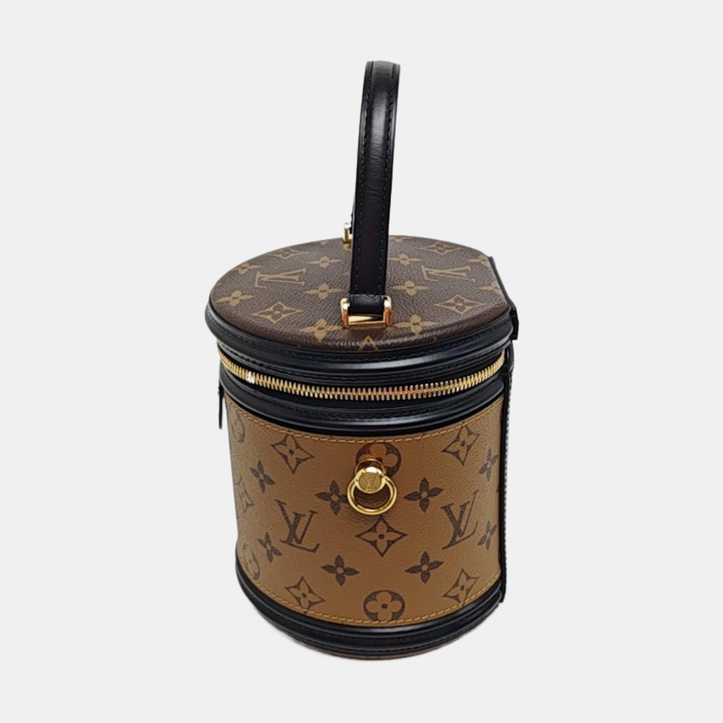 CANNES PM Monogram Coated Canvas Brown