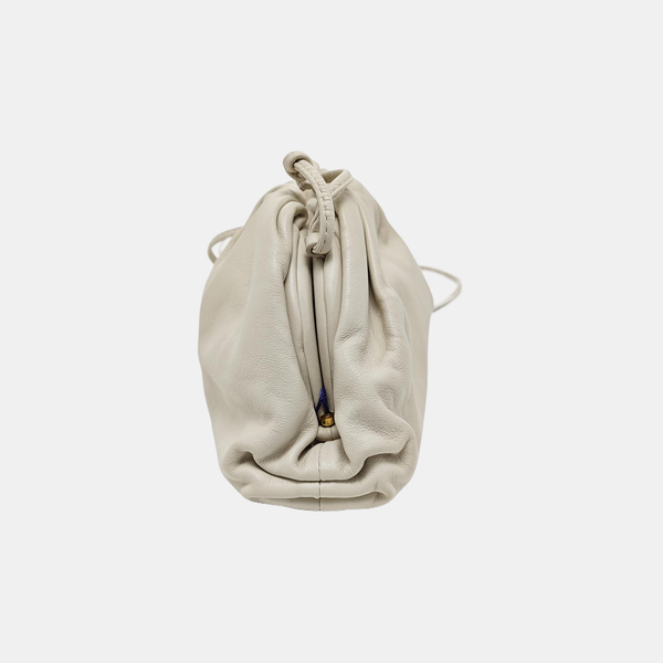 The Pouch Mini Calfskin White