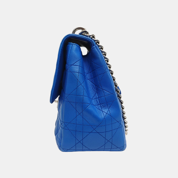 Authenticated pre-owned  Miss Dior Cannage Lambskin Blue - Crossbody Bag at Looply