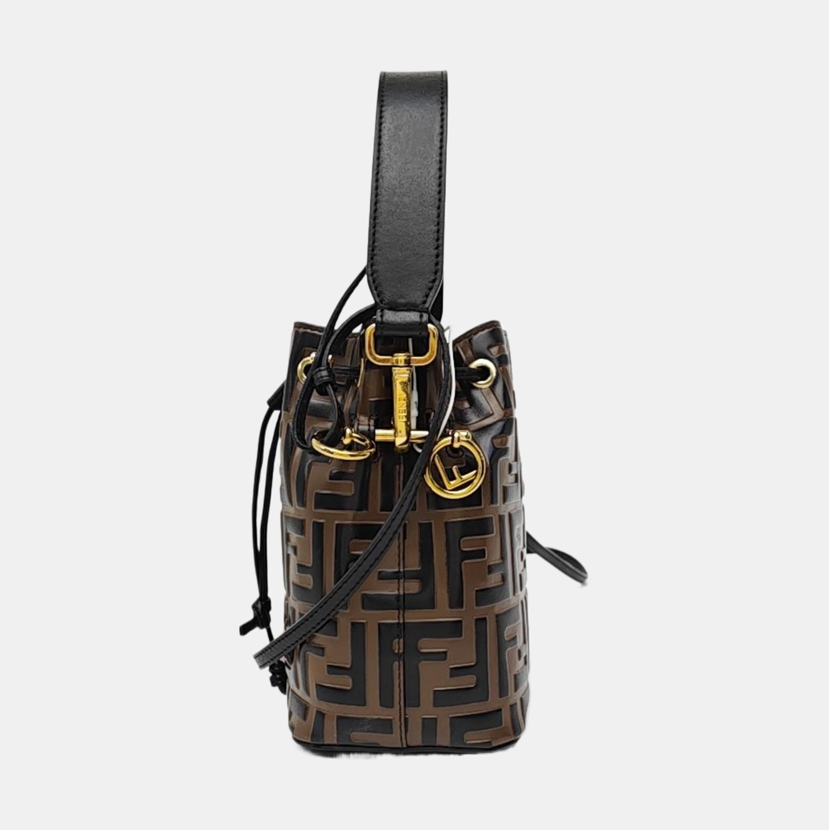 Mon Tresor Mini Monogram Calfskin Brown