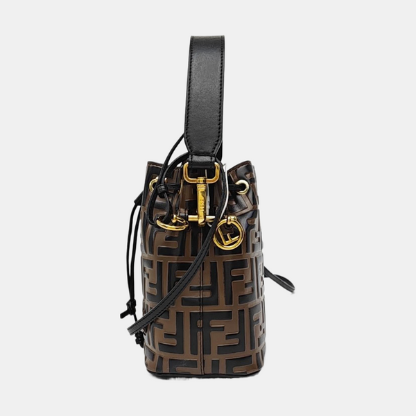 Mon Tresor Mini Monogram Calfskin Brown