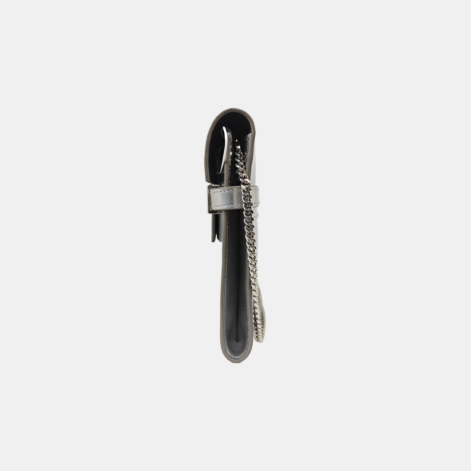 MANHATTAN Medium Calfskin Silver