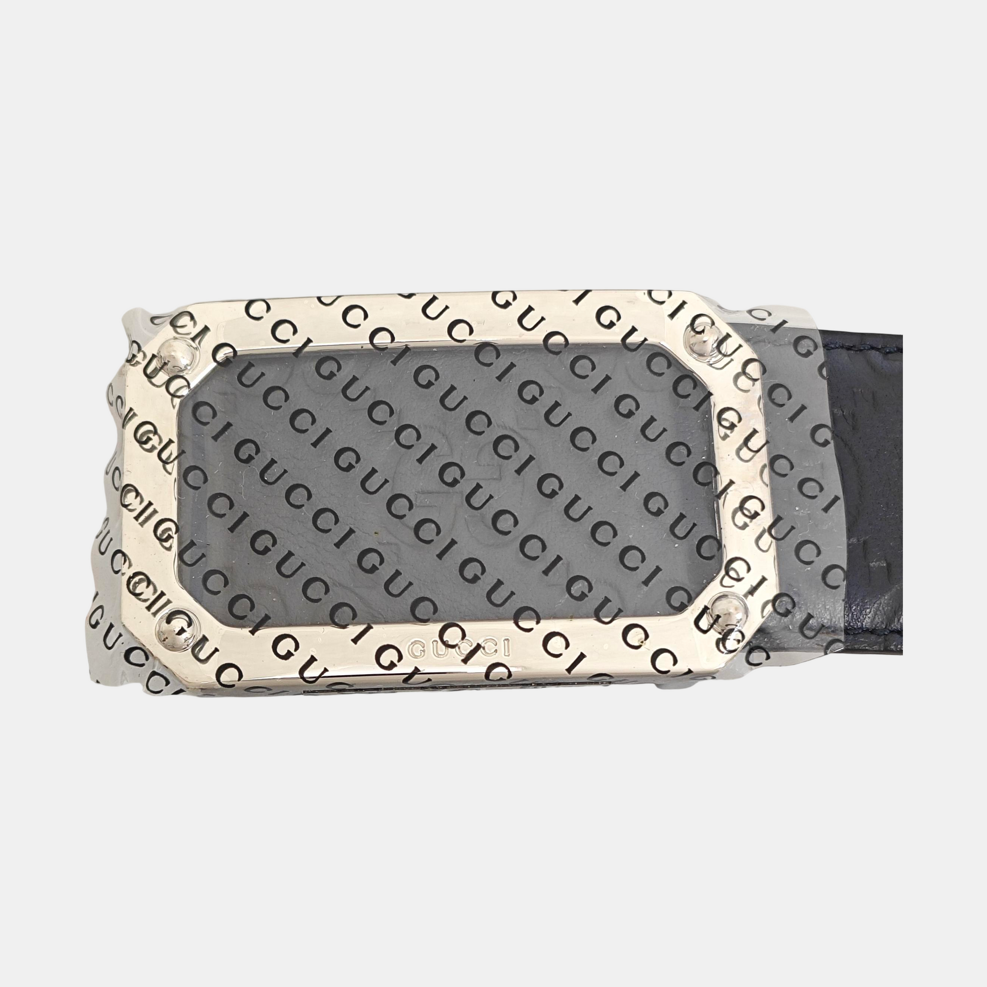 Leather Belt Blue