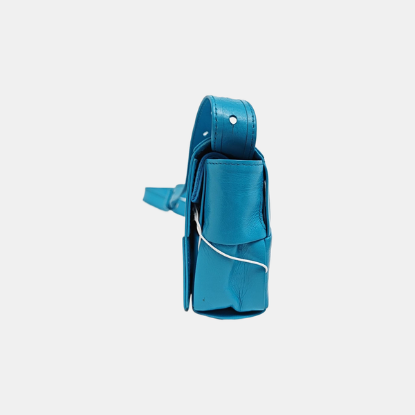Cassette Mini Calfskin Blue
