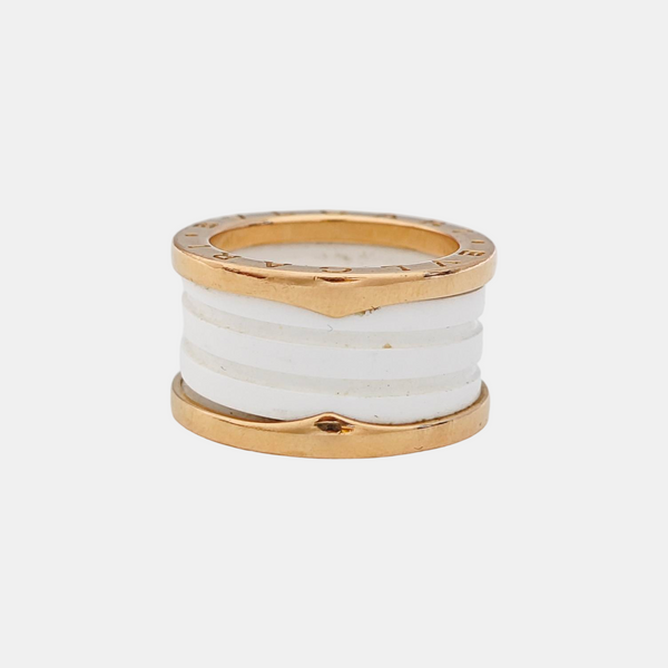 B.ZERO1 18k Rose Gold Ring EU 52