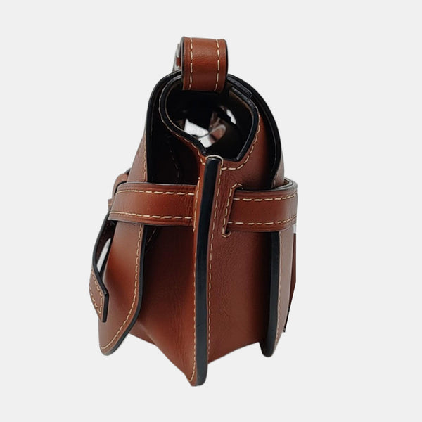 Gate Small Calfskin Brown