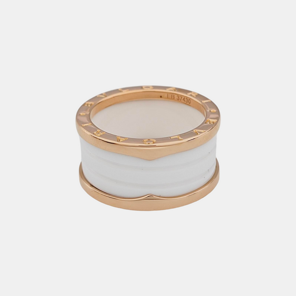Anillo B.ZERO1 de oro rosa de 18k UE 60