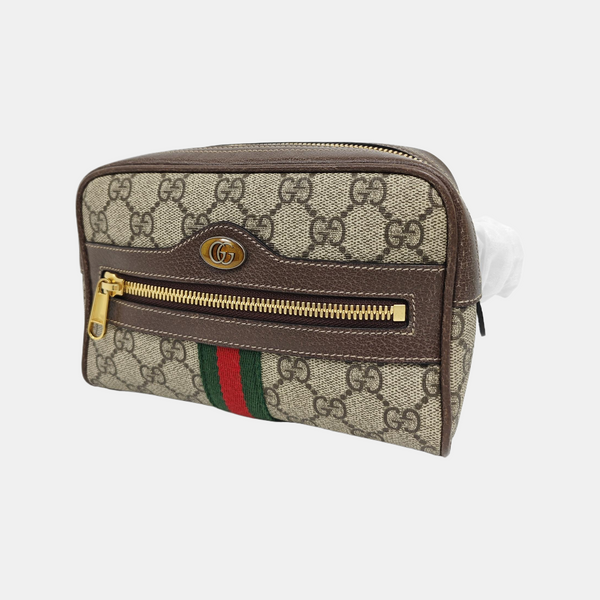 Authenticated pre-owned  Ophidia Small Monogram Coated Canvas Beige - Belt Bag at Looply
