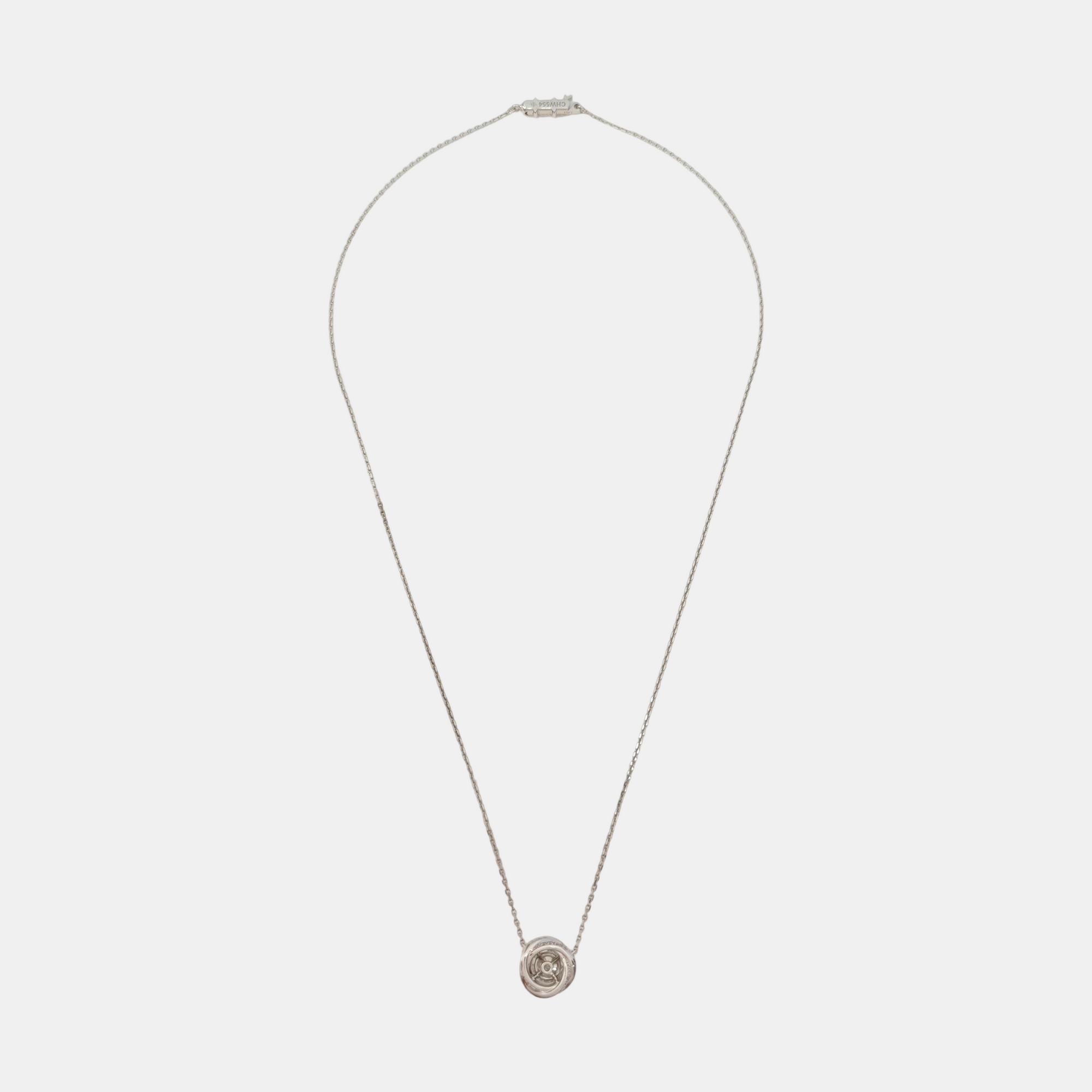 TRINITY 18k White Gold Silver Necklace