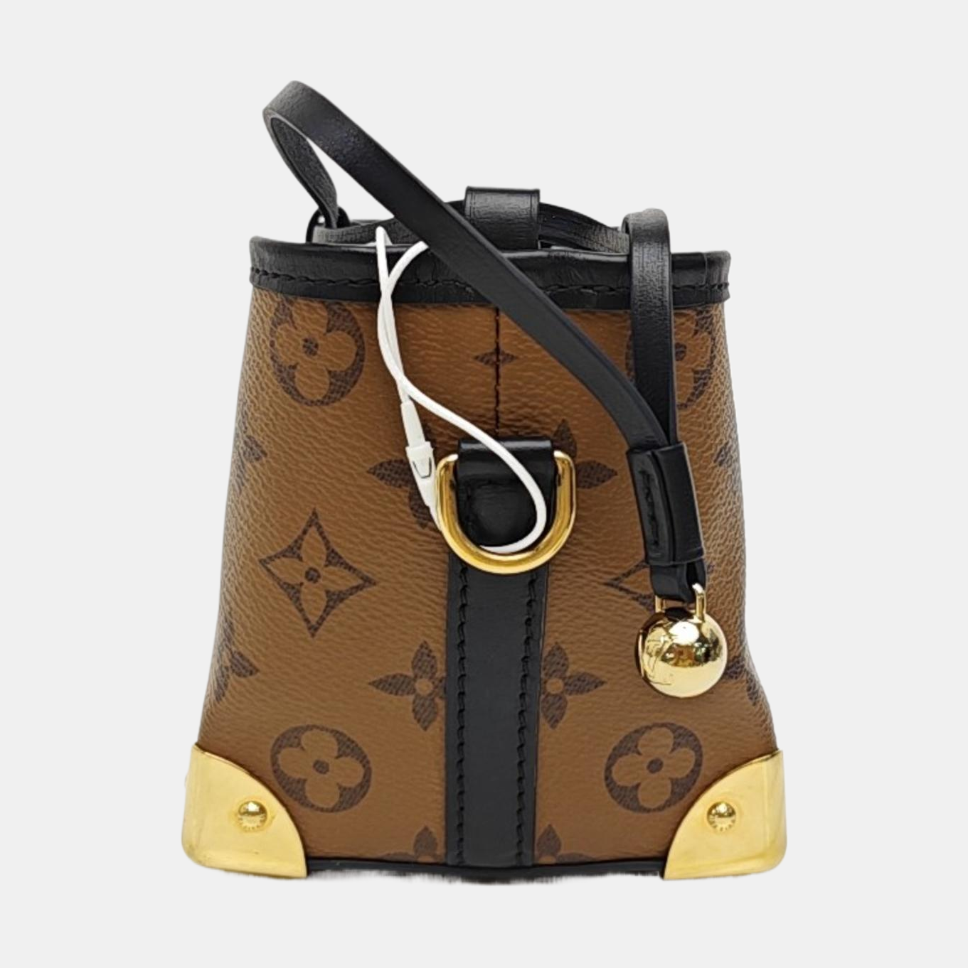 NOÉ PURSE LV CHARMS Monogram Coated Canvas Brown