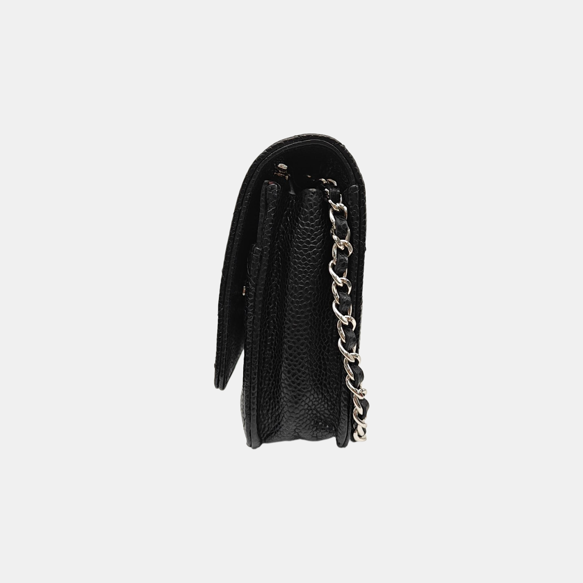 WOC Quilted Grained Calfskin Black