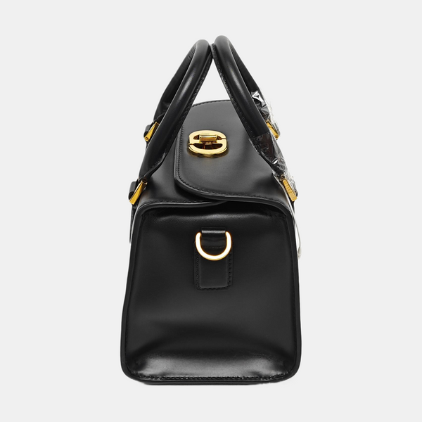 Calfskin Shoulder Bag Black