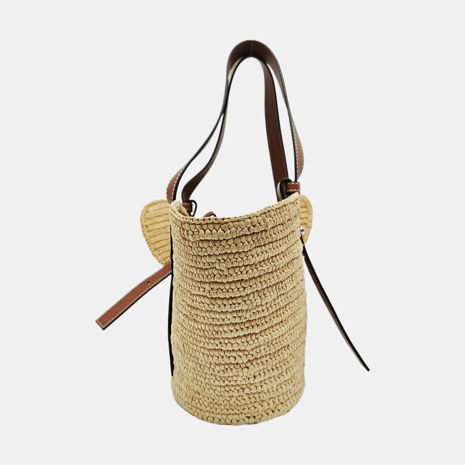 Basket Small Straw Beige