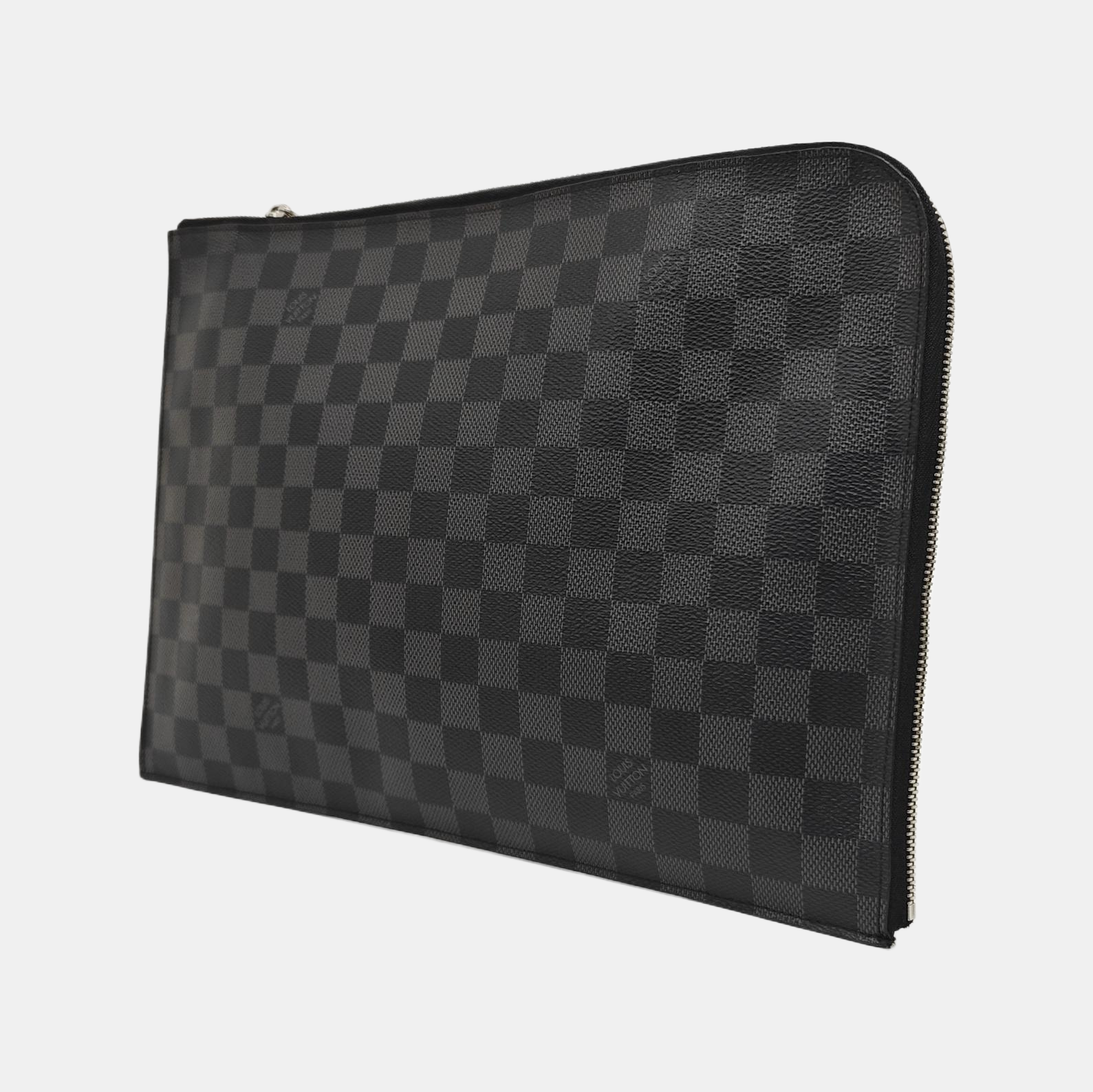 JOUR GM Damier Graphite Coated Canvas Gray
