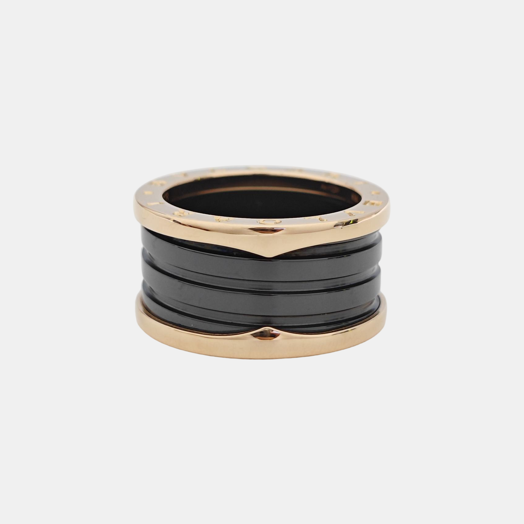 B.ZERO1 18k Rose Gold Ring EU 57