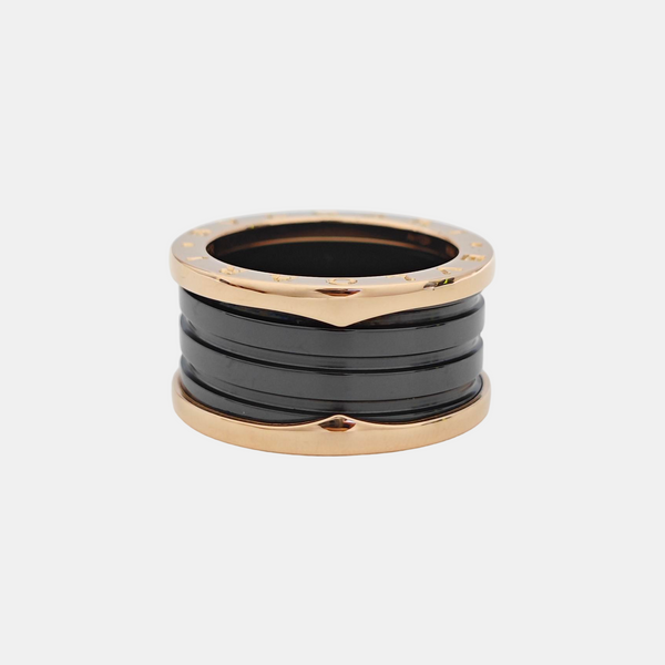 B.ZERO1 18k Rose Gold Ring EU 57