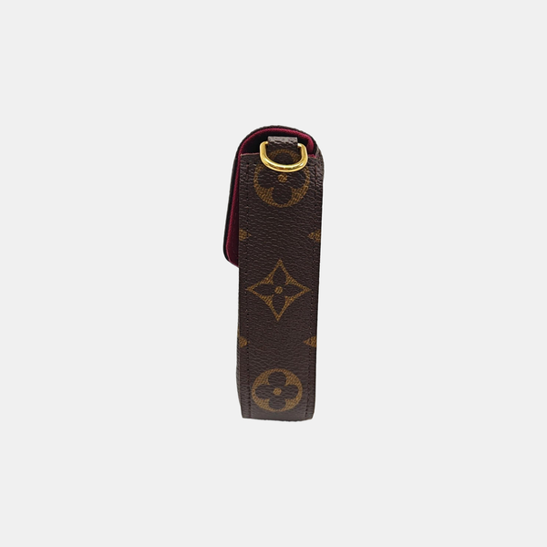 FÉLICIE Monogram Coated Canvas Brown