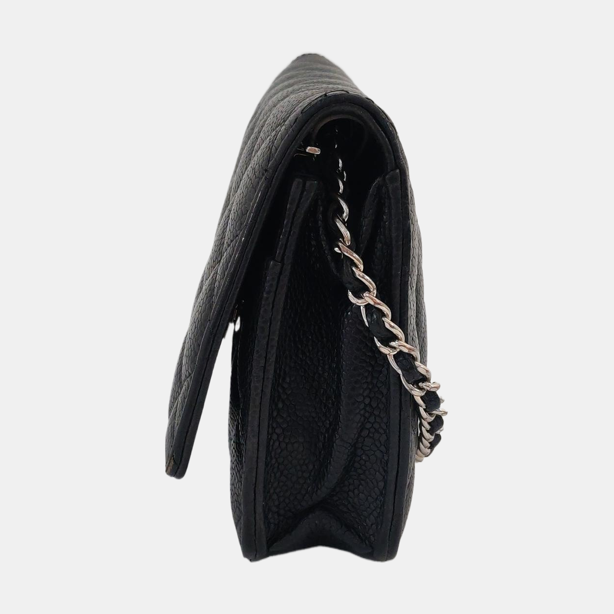 WOC Quilted Grained Calfskin Black