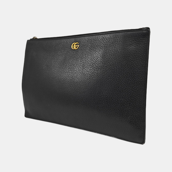 GG Marmont Large Calfskin Black