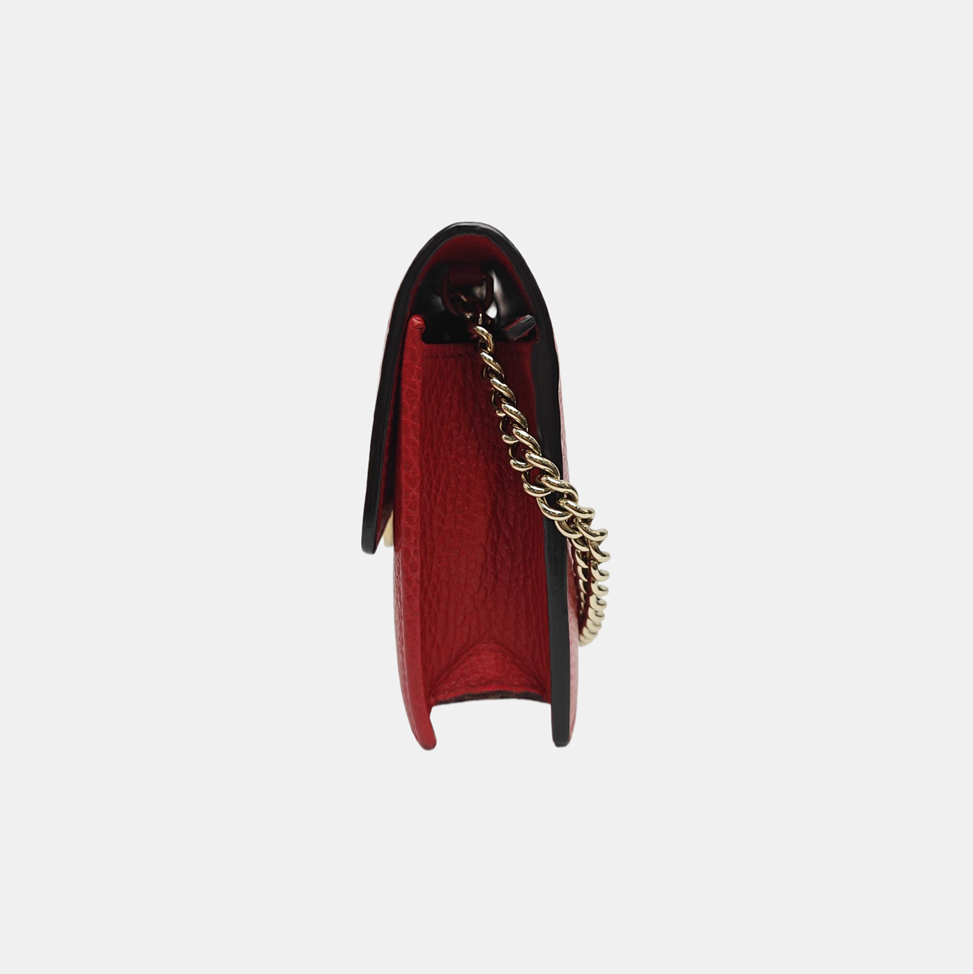 Calfskin Shoulder Bag Red