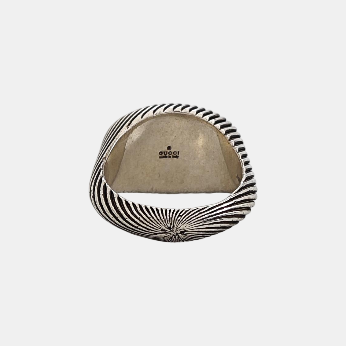 GG Running 925 Sterling Silver Ring EU 52
