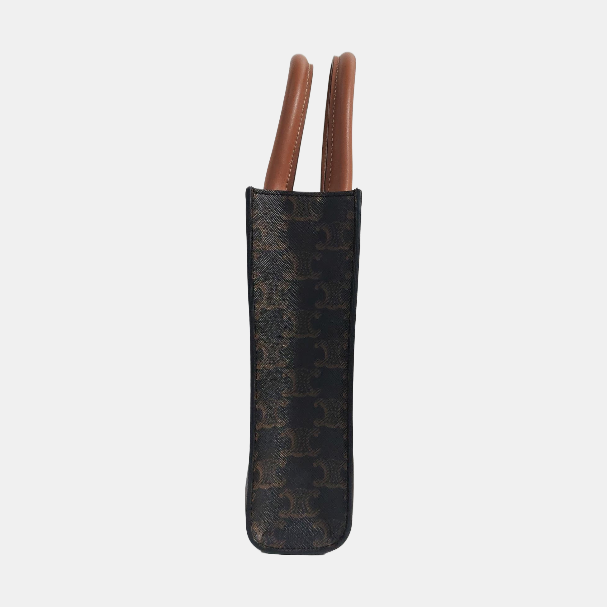 CABAS CELINE Mini Coated Canvas Brown