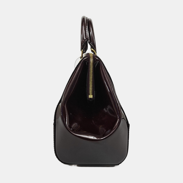 SANTA MONICA Monogram Patent Leather Red