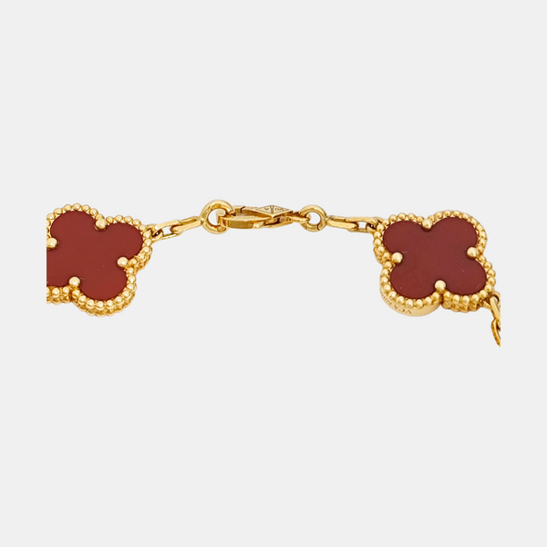 Vintage Alhambra 18k Gold Bracelet