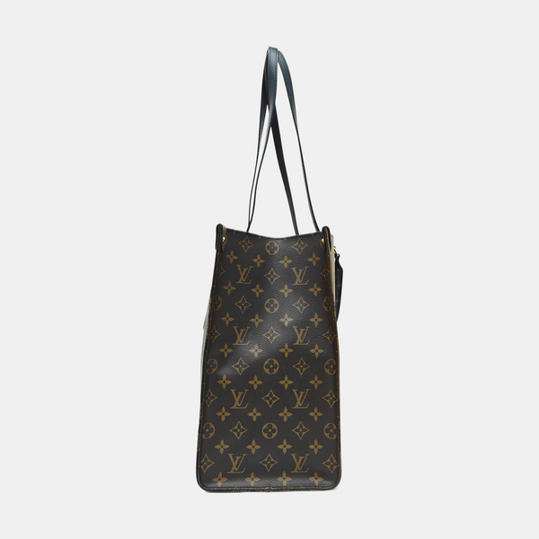 ONTHEGO GM Monogram Coated Canvas Brown