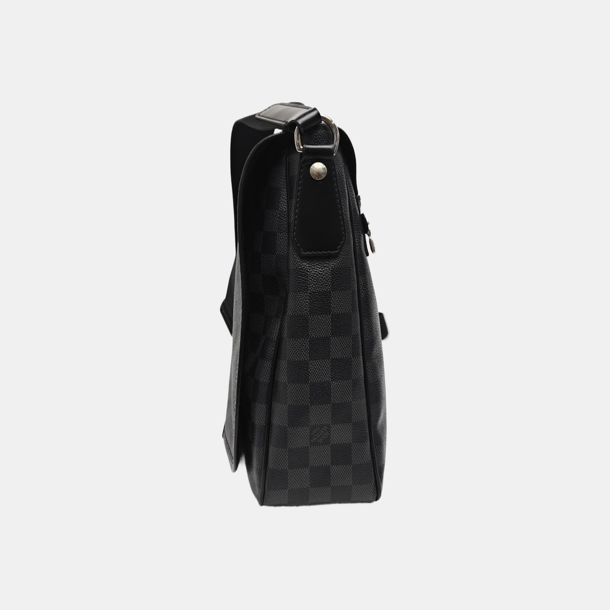 DANIEL Damier Graphite Coated Canvas Gray