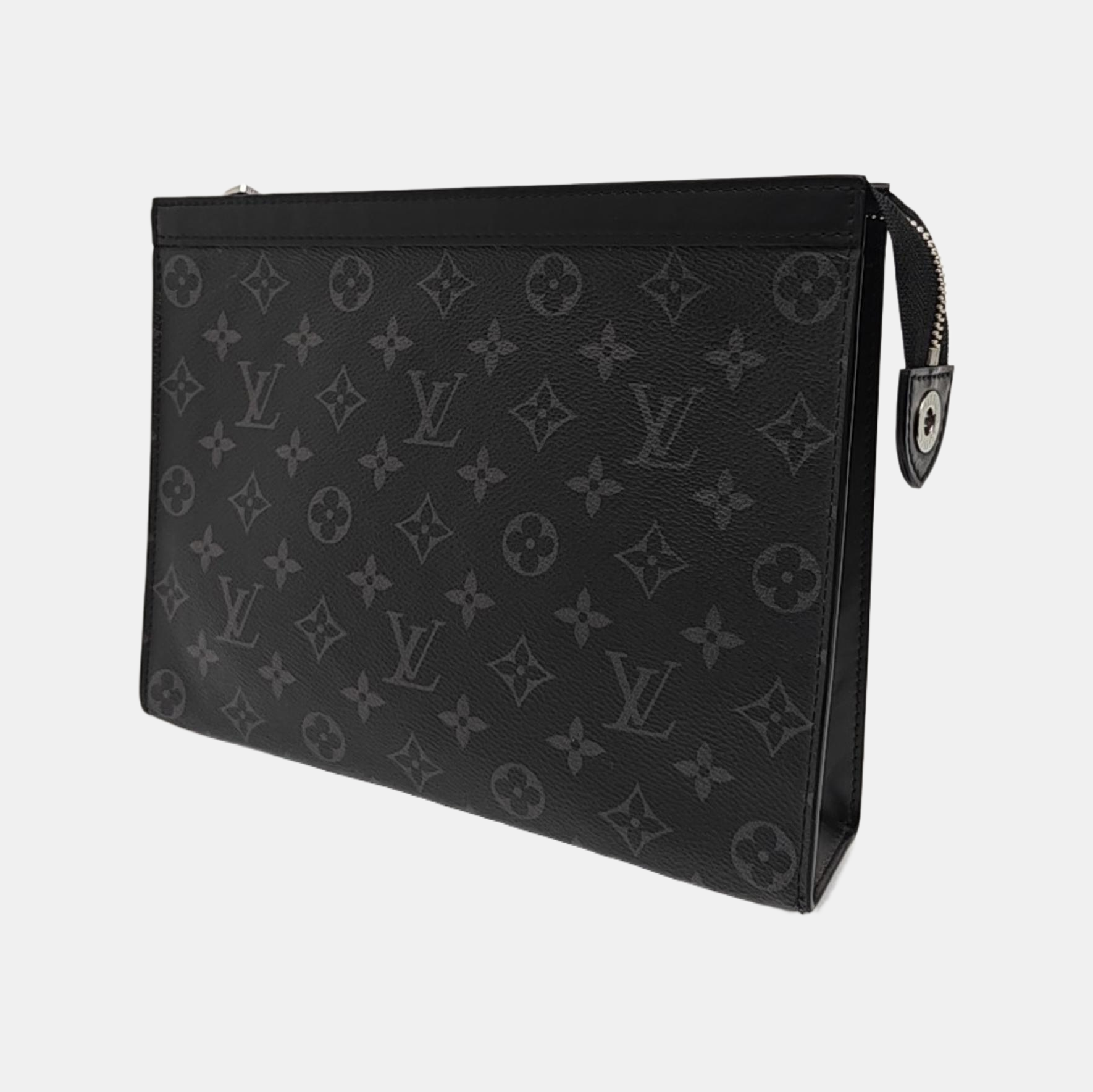 Pochette Voyag MM Monogram Coated Canvas Black