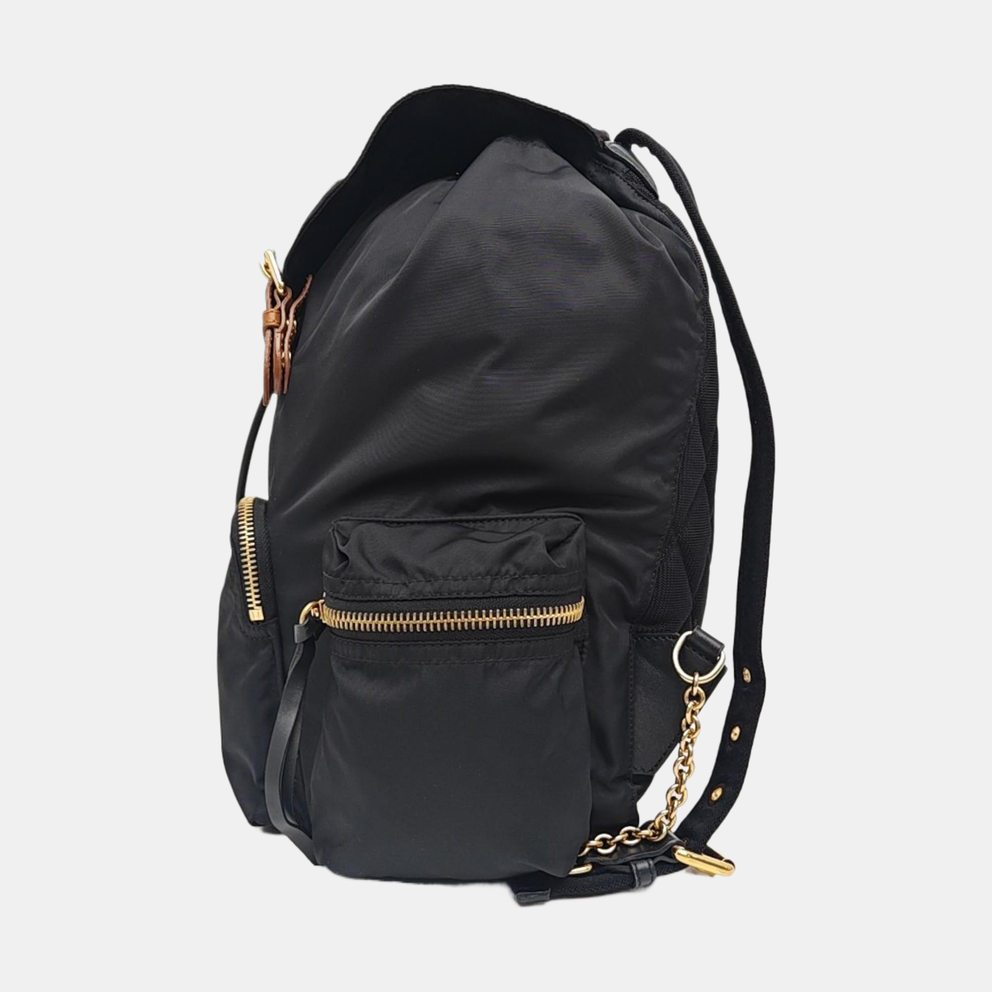 The Rucksack Medium Nylon Black