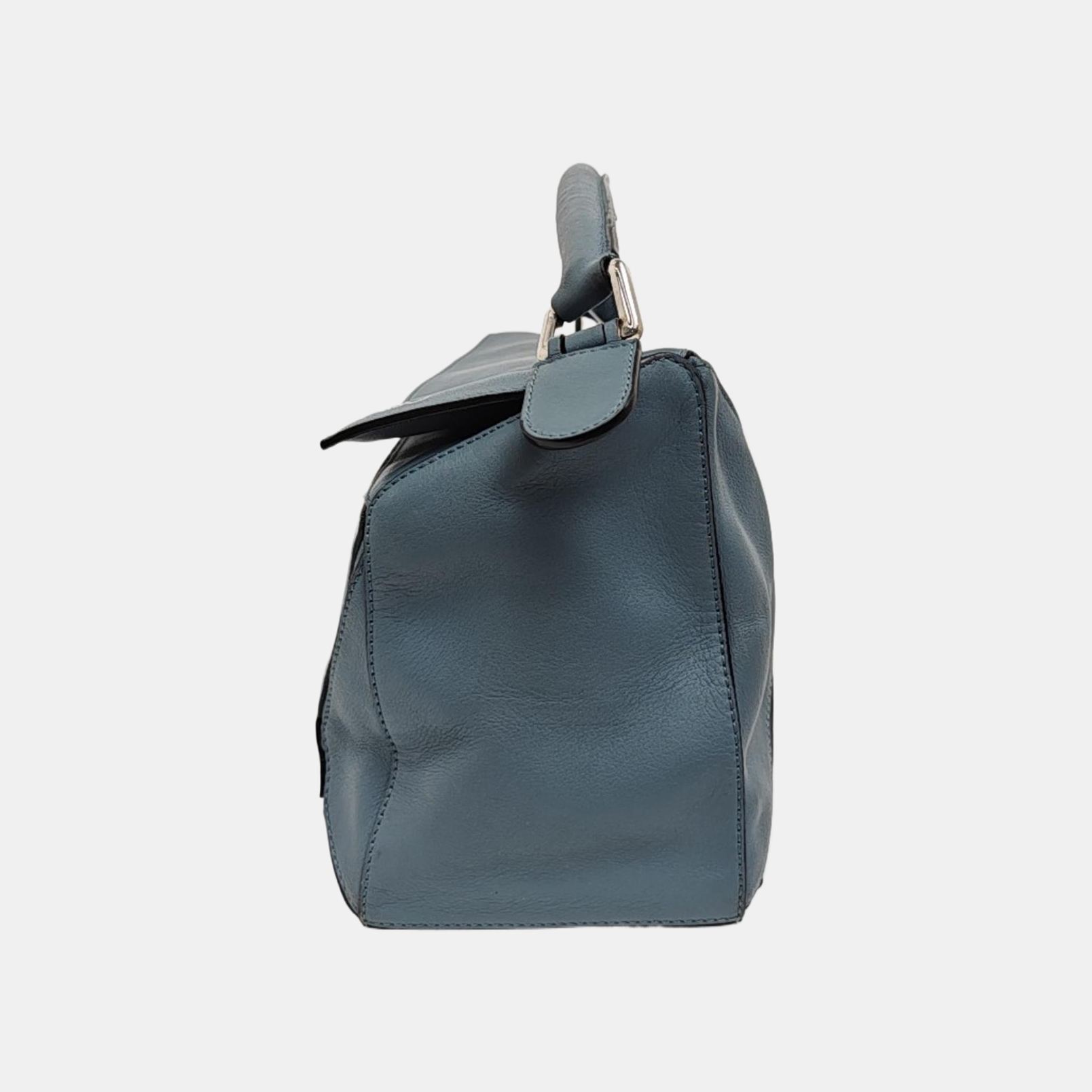 Puzzle Medium Calfskin Blue