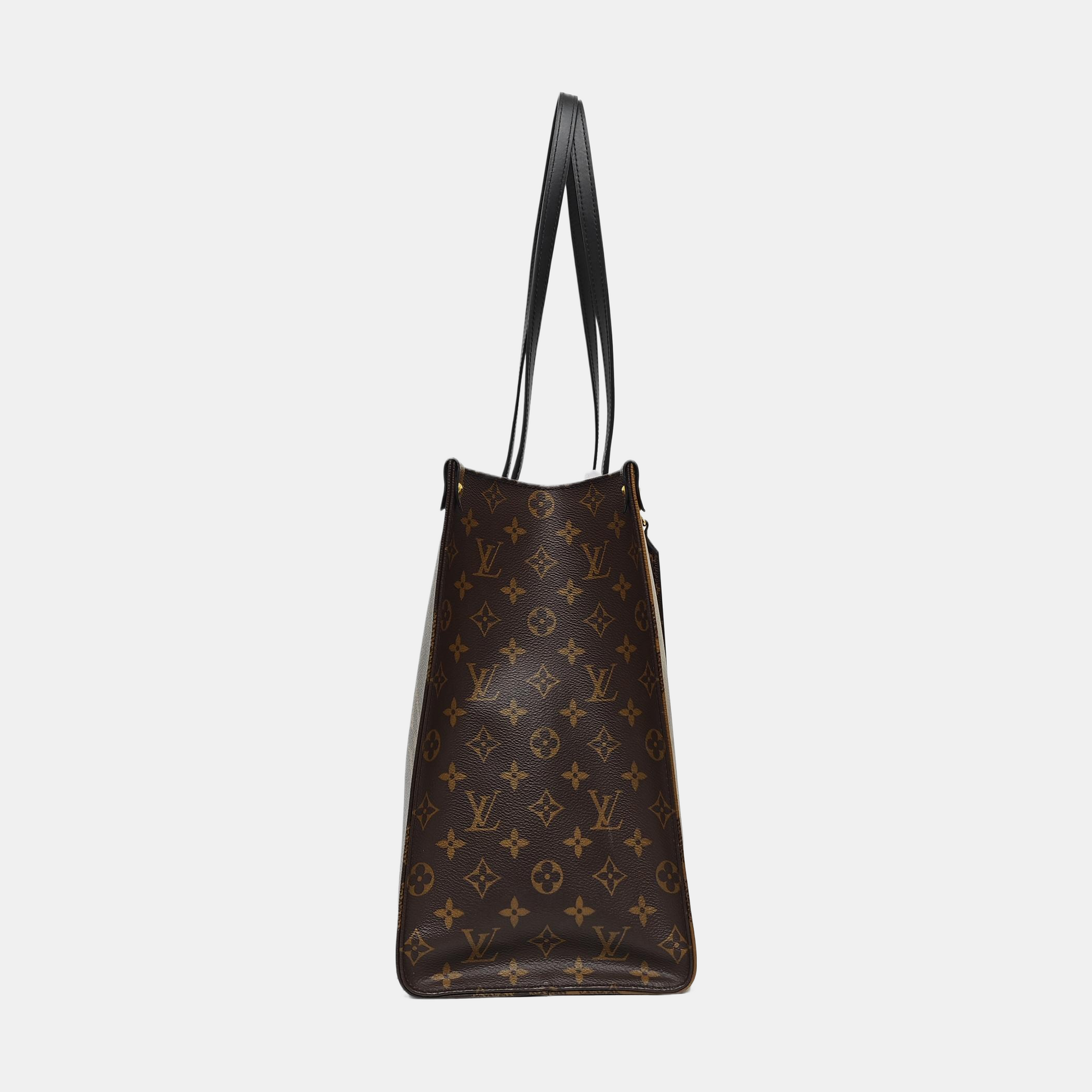 ONTHEGO GM Monogram Coated Canvas Brown