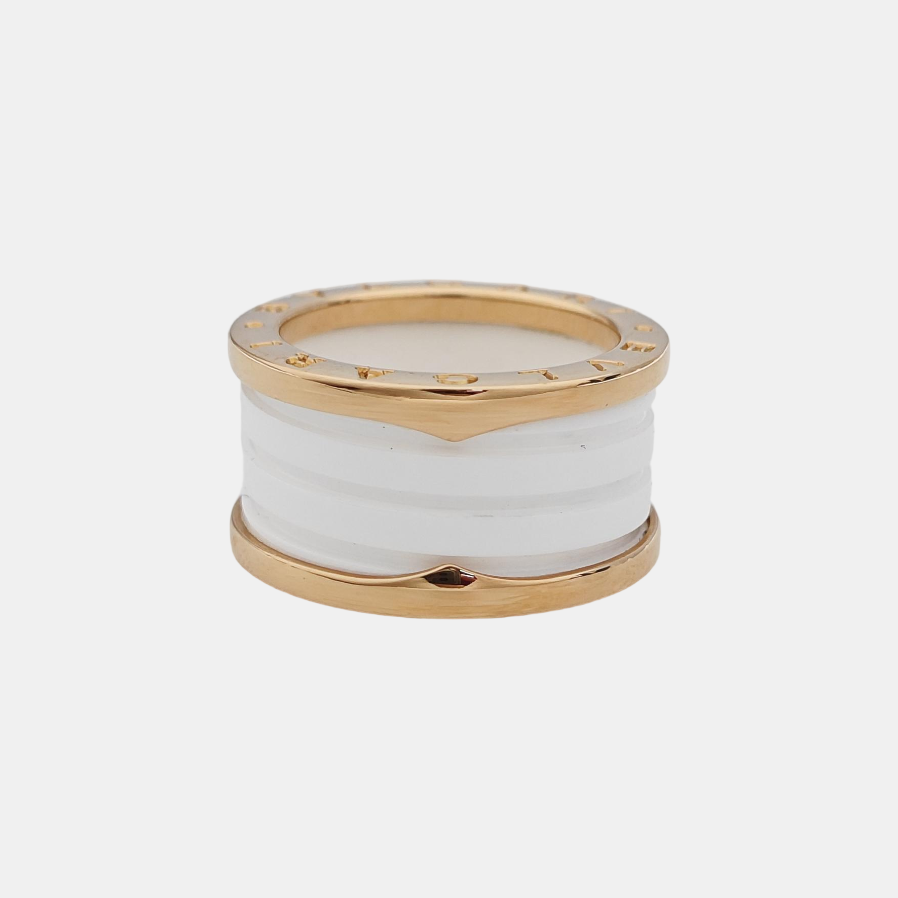 B.ZERO1 18k Rose Gold Ring EU 55