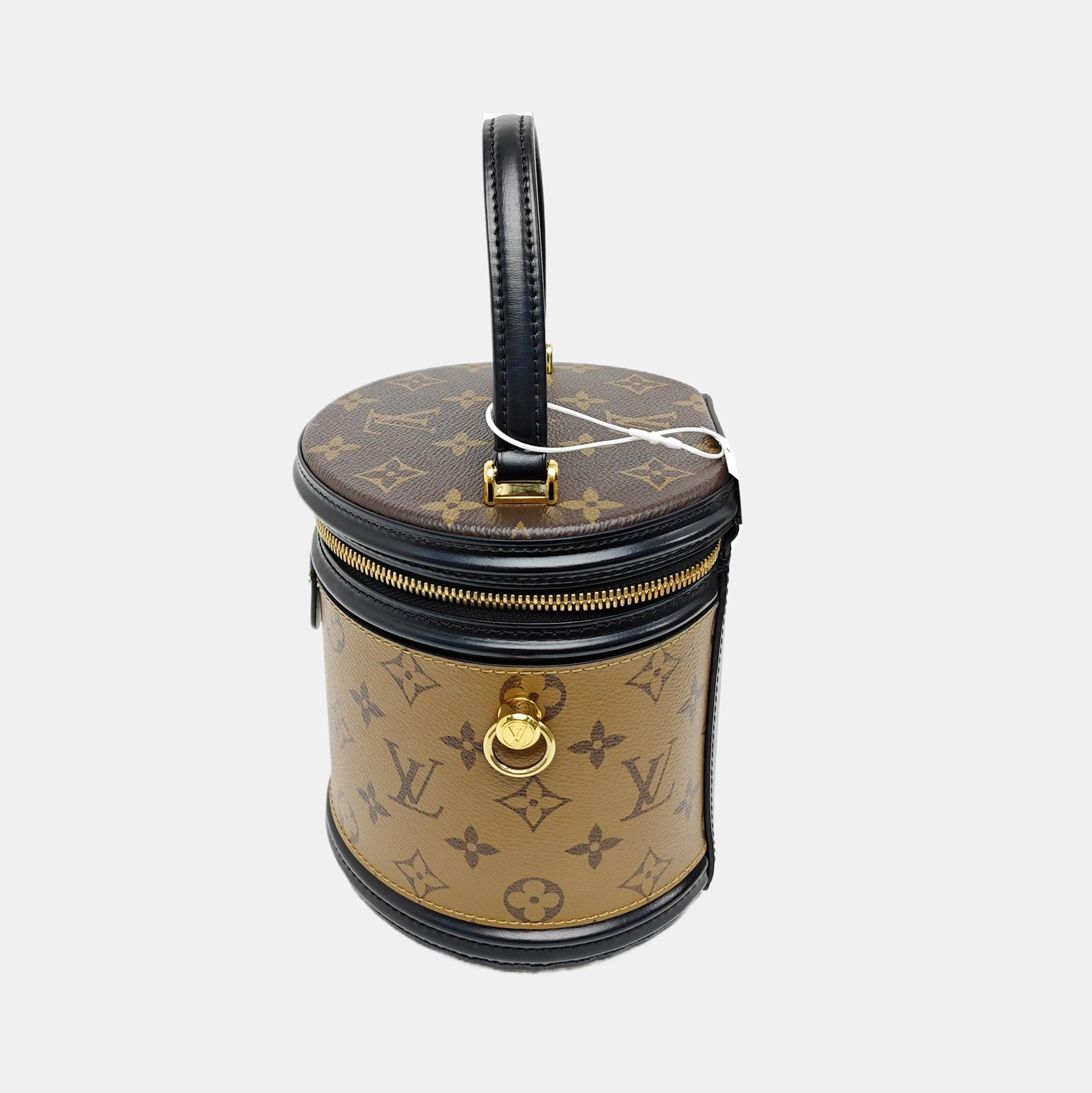 CANNES PM Monogram Coated Canvas Brown