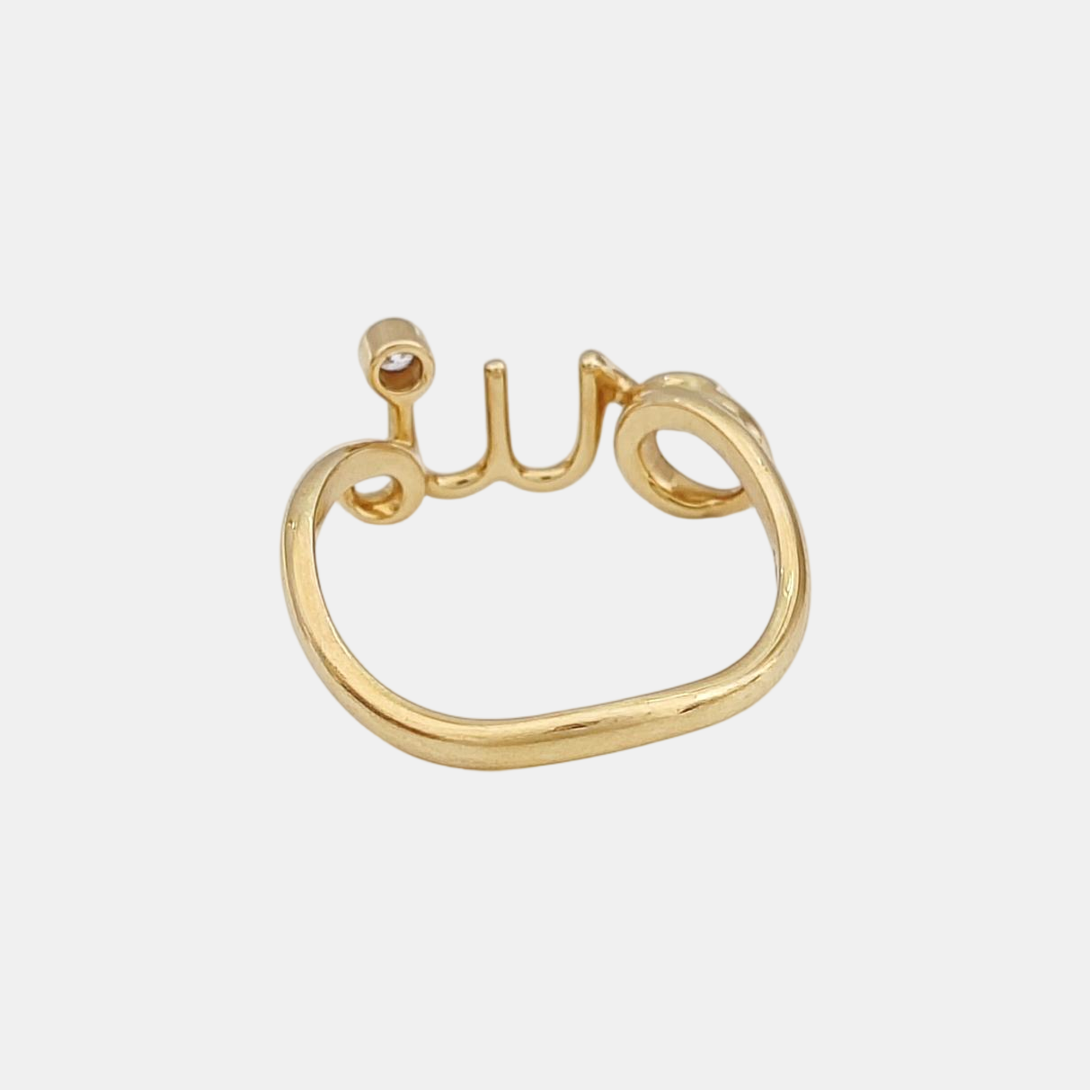 Oui 18k Gold Ring EU 50