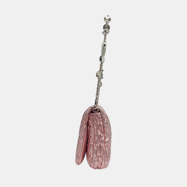 Crystal Quilted Lambskin Pink