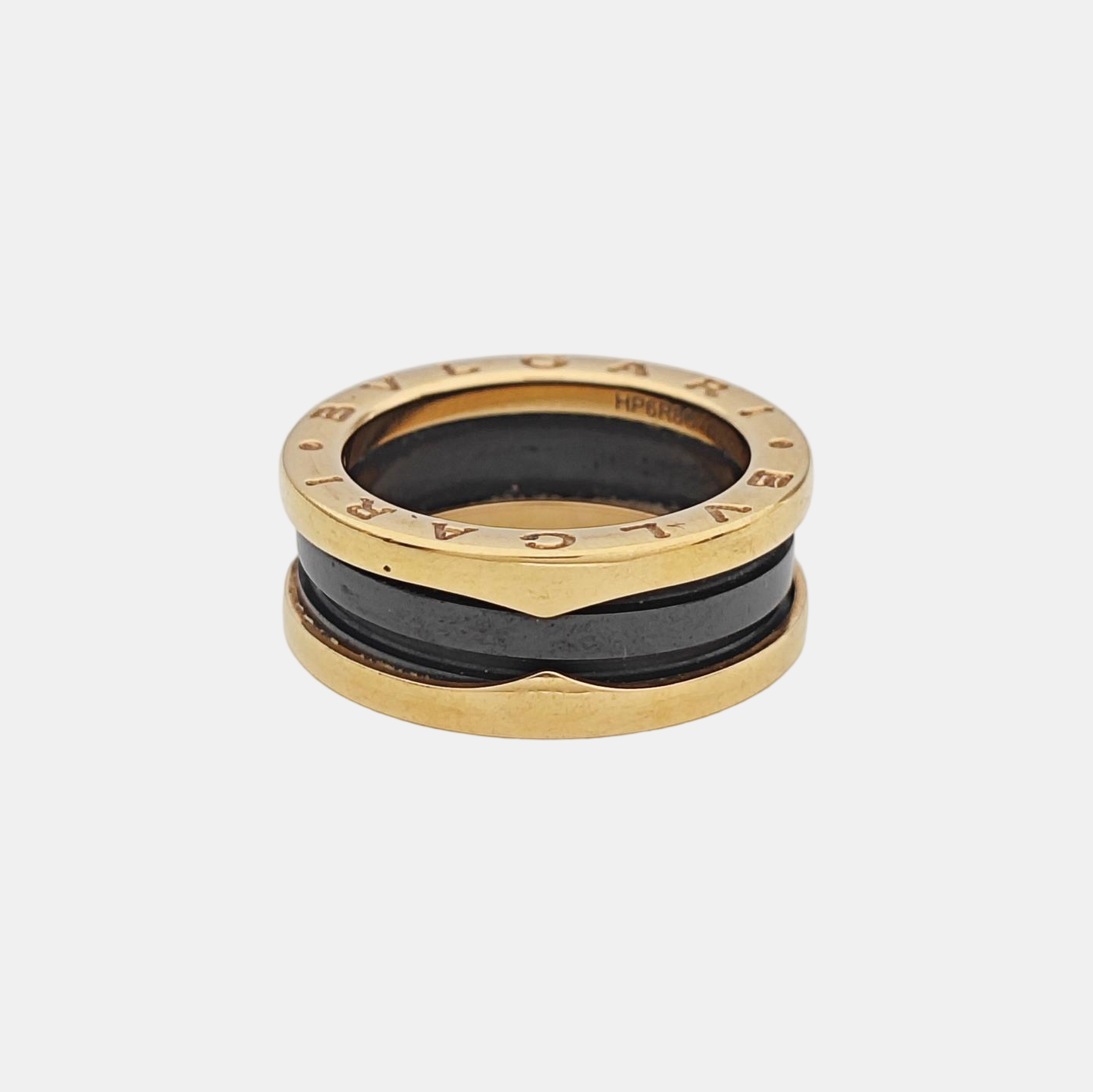 B.ZERO1 18k Rose Gold Ring EU 53